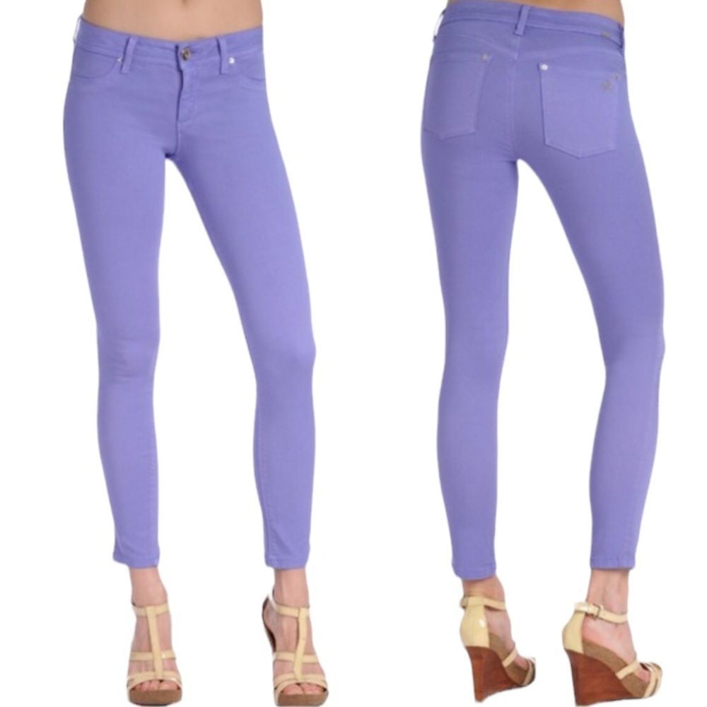 NWT DL1961 Emma Legging‎ Jeans in Nevis Purple 27 4